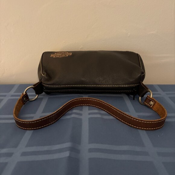 Harley Davidson Brown Leather Mini Shoulder Bag - Picture 6 of 9